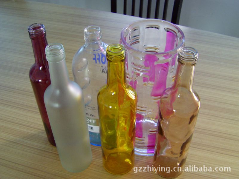 酒瓶噴色噴涂燙金